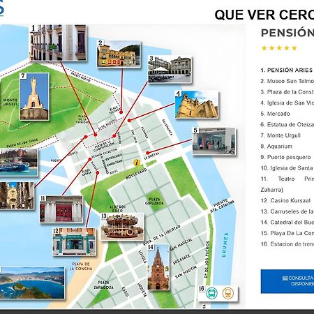 Pension Aries San Sebastian Buitenkant foto