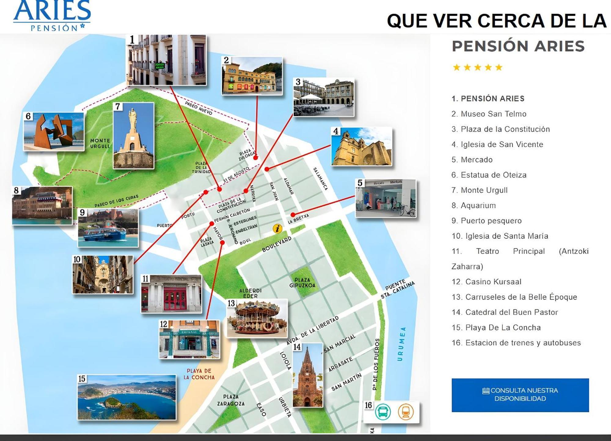 Pension Aries San Sebastian Buitenkant foto
